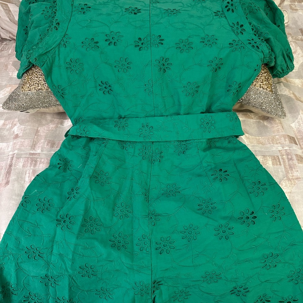 Romper - Adorable Green Eyelet - Picture 4 of 4